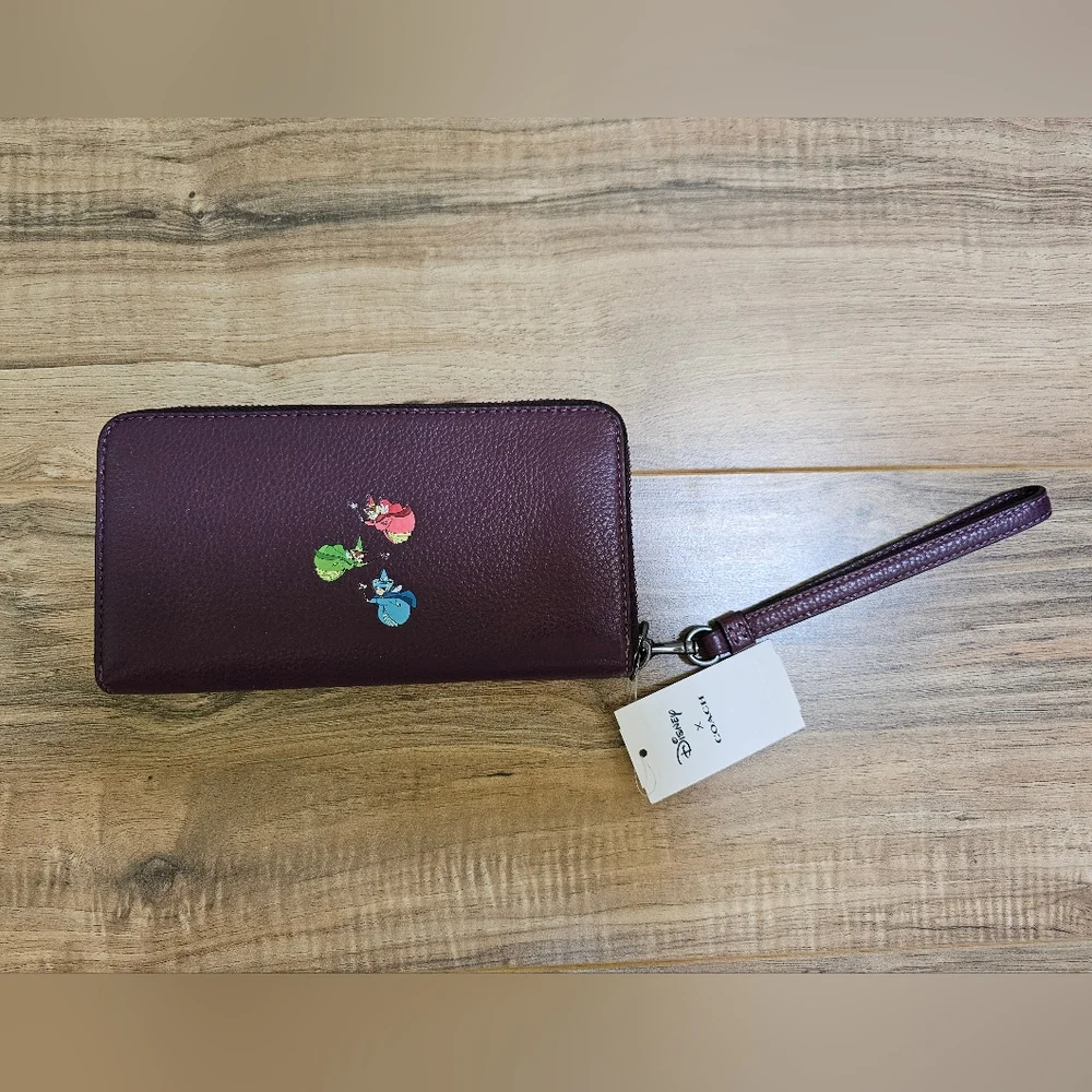 Disney X Coach Long Zip Around Wallet Once Upon A Dream - Picture 3 of 13